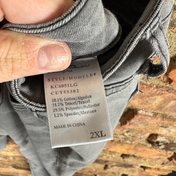 Kancan Whitley Skinny Jean with Ankle Zipper 2XL - Picture 4 of 4